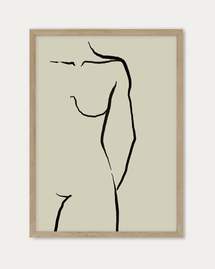Figurative Line Wall Art Print