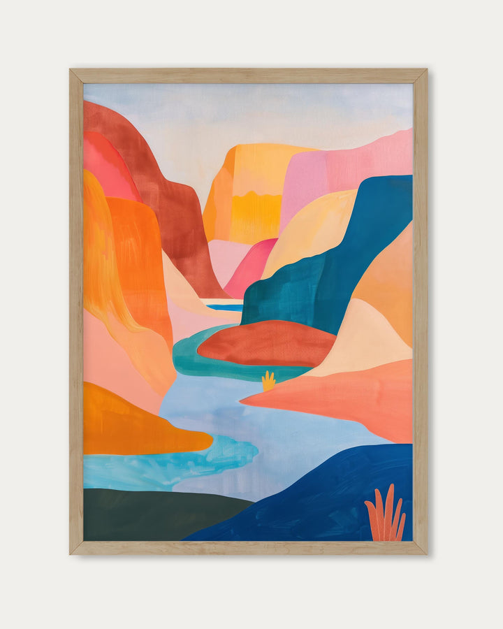 Dreamy Valley Wall Art Print