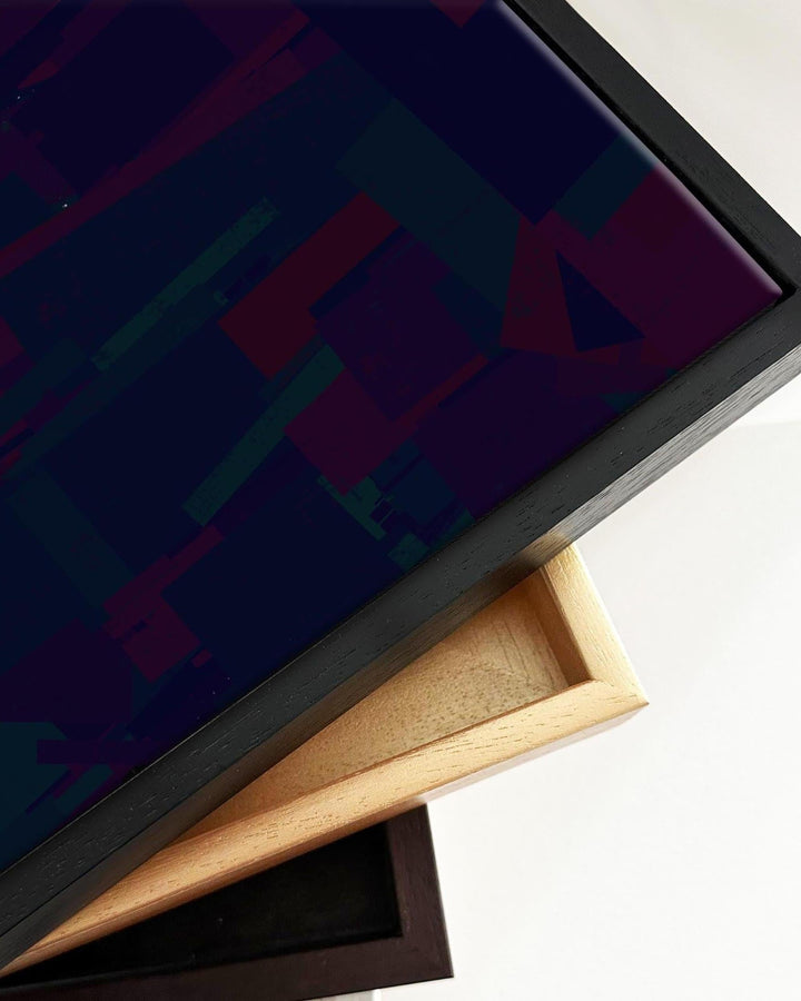 Abstract City Park Framed Canvas-Abstract House