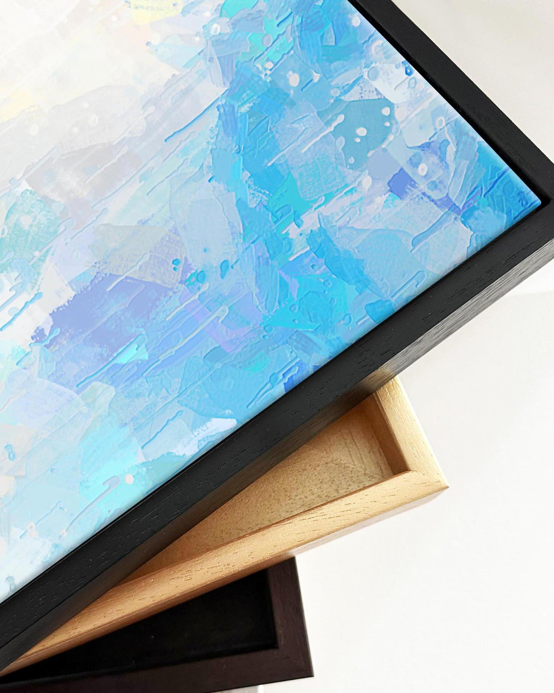 Coastal Bliss Framed Canvas-Abstract House