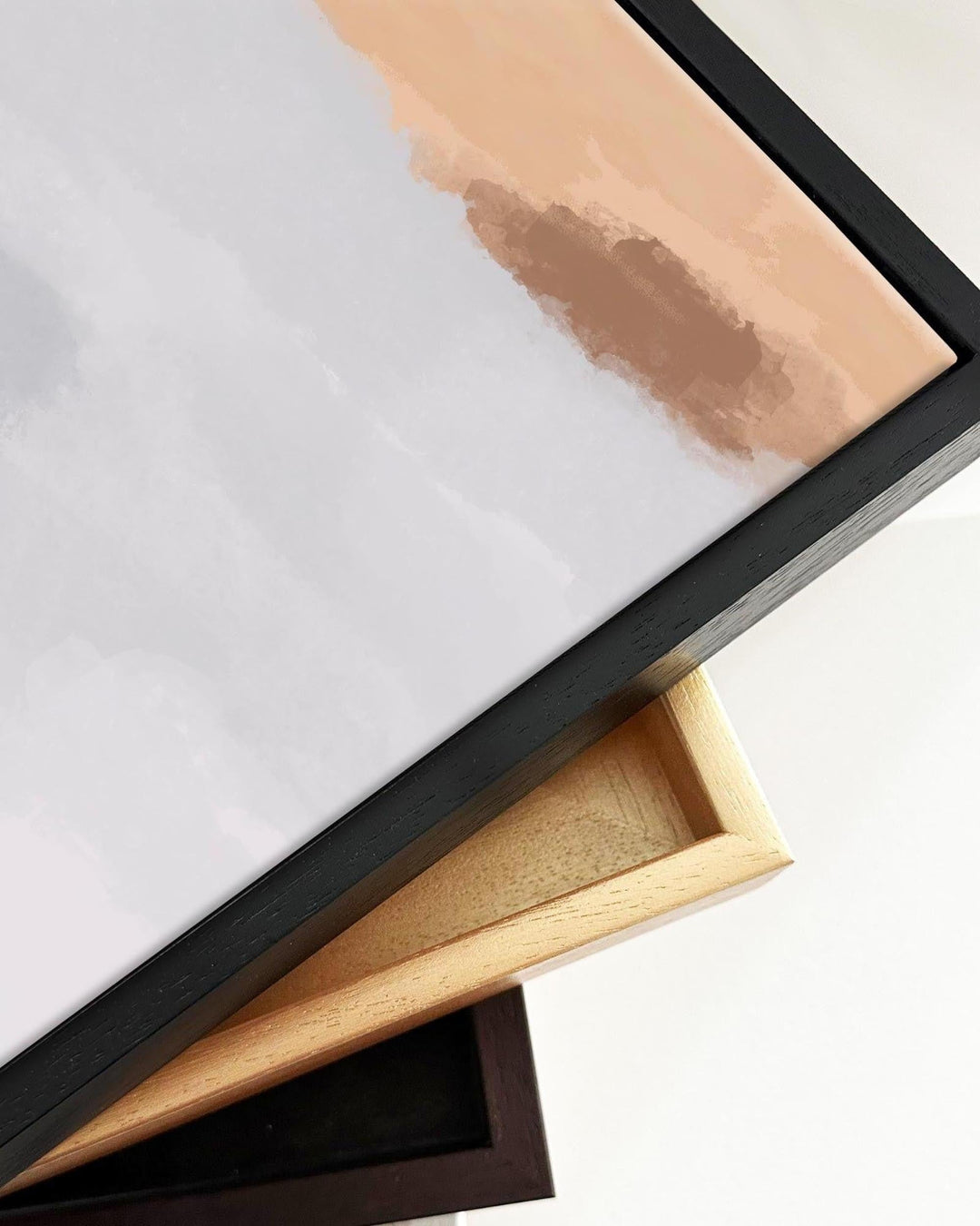 Landscape Study I Framed Canvas-Abstract House