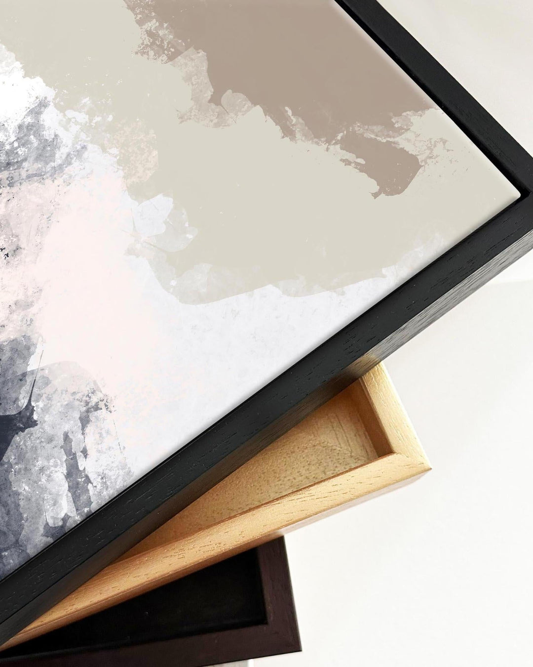 Desert Rain Framed Canvas-Abstract House