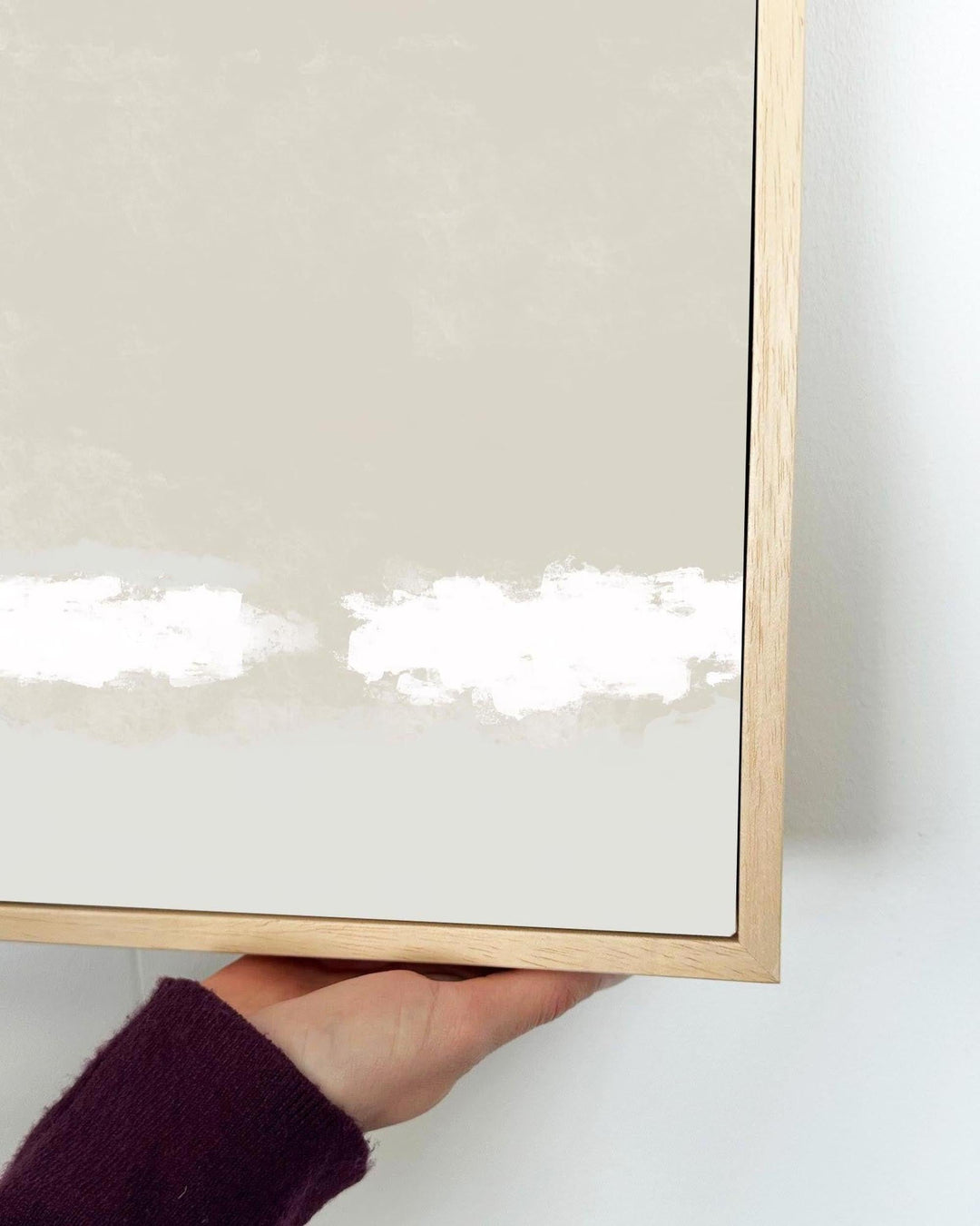 Solstice Framed Canvas-Abstract House