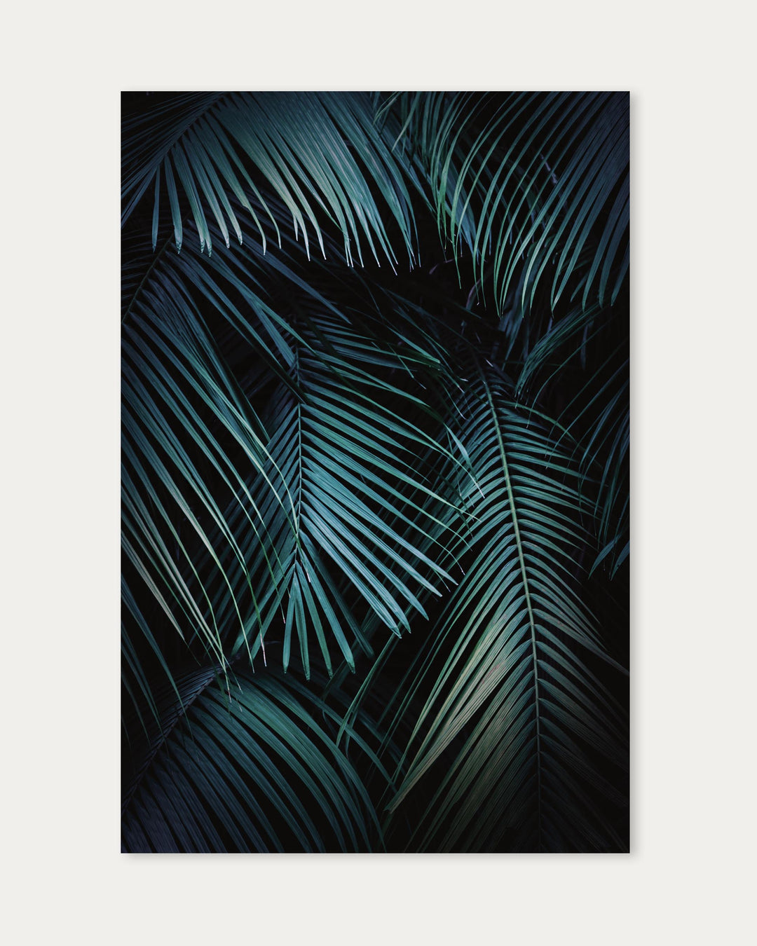 Dark Green Botanical Wall Art Print