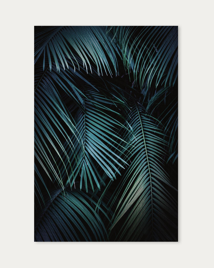 Dark Green Botanical Wall Art Print