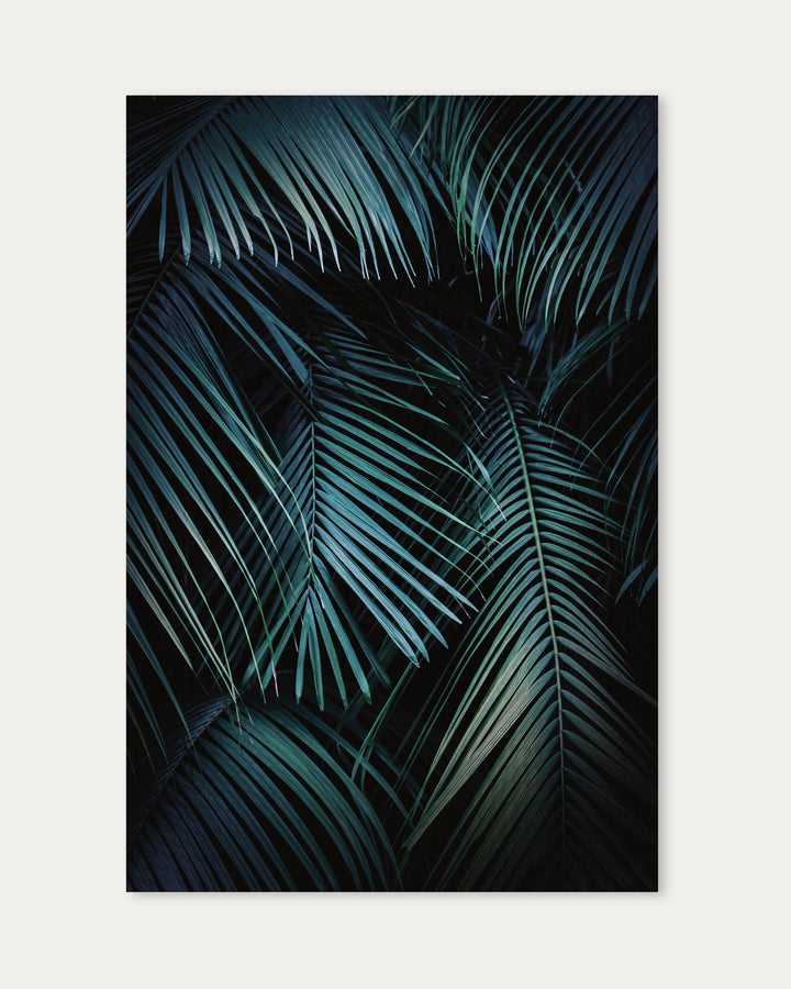 Dark Green Botanical Wall Art Print