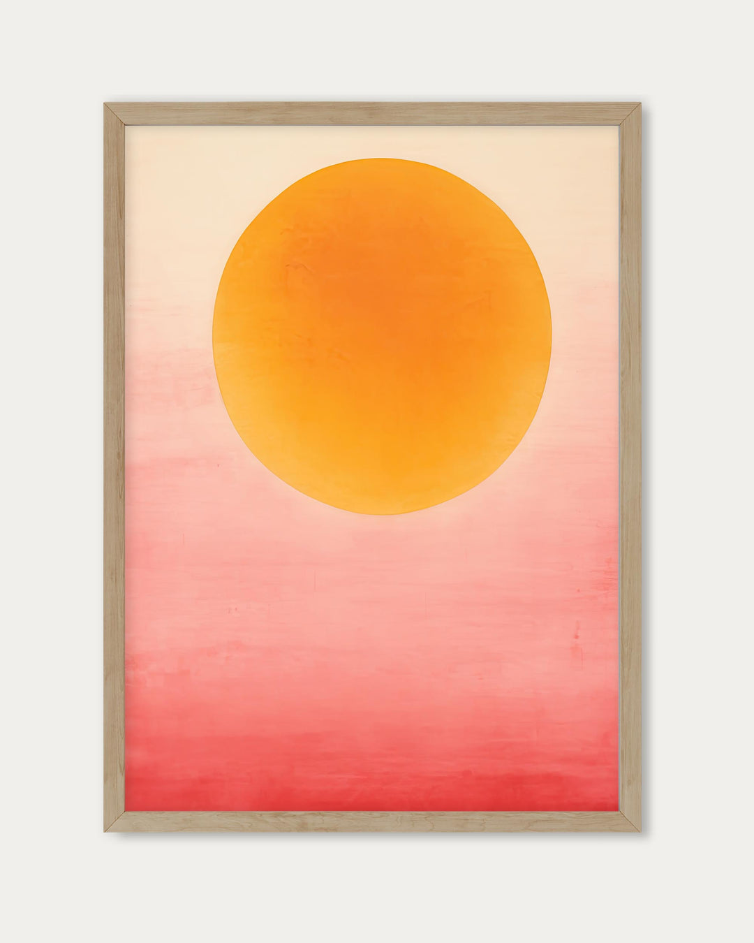 Hazy Sunflower Art Print