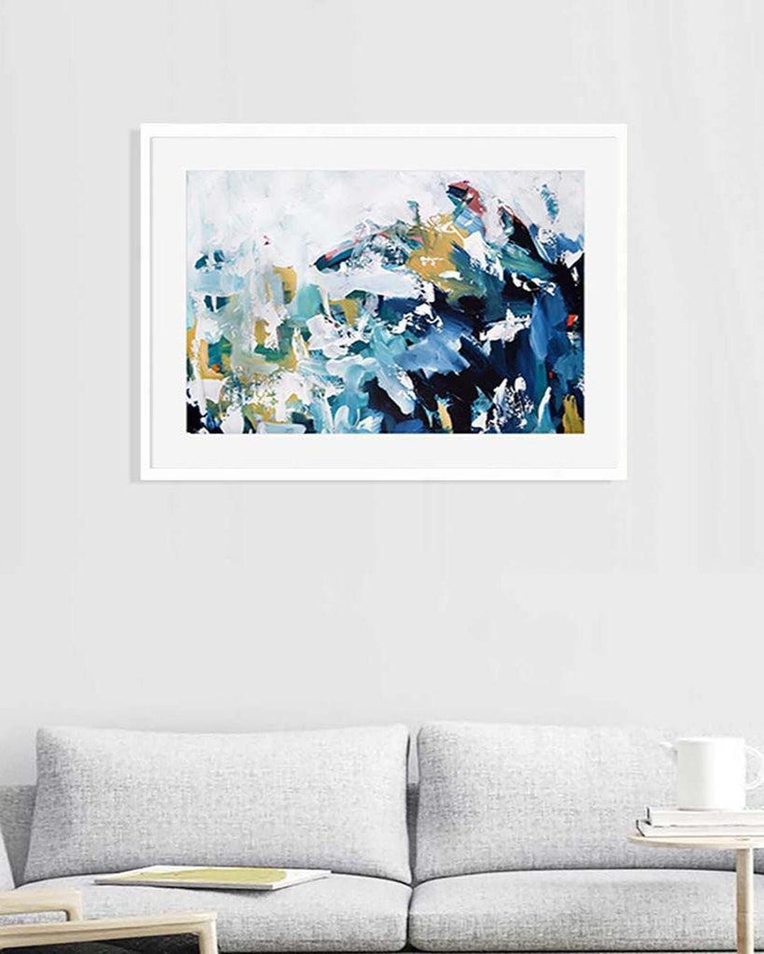 Abstract 204 Framed Art-framed-Wall Art Print-Abstract House