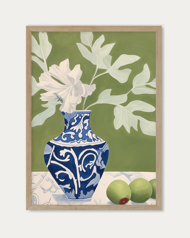 Porcelain Amongst The Olive Art Print