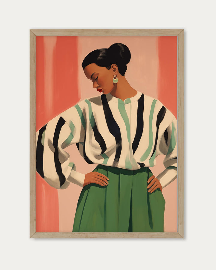 Portrait Of Ingrid Art Print