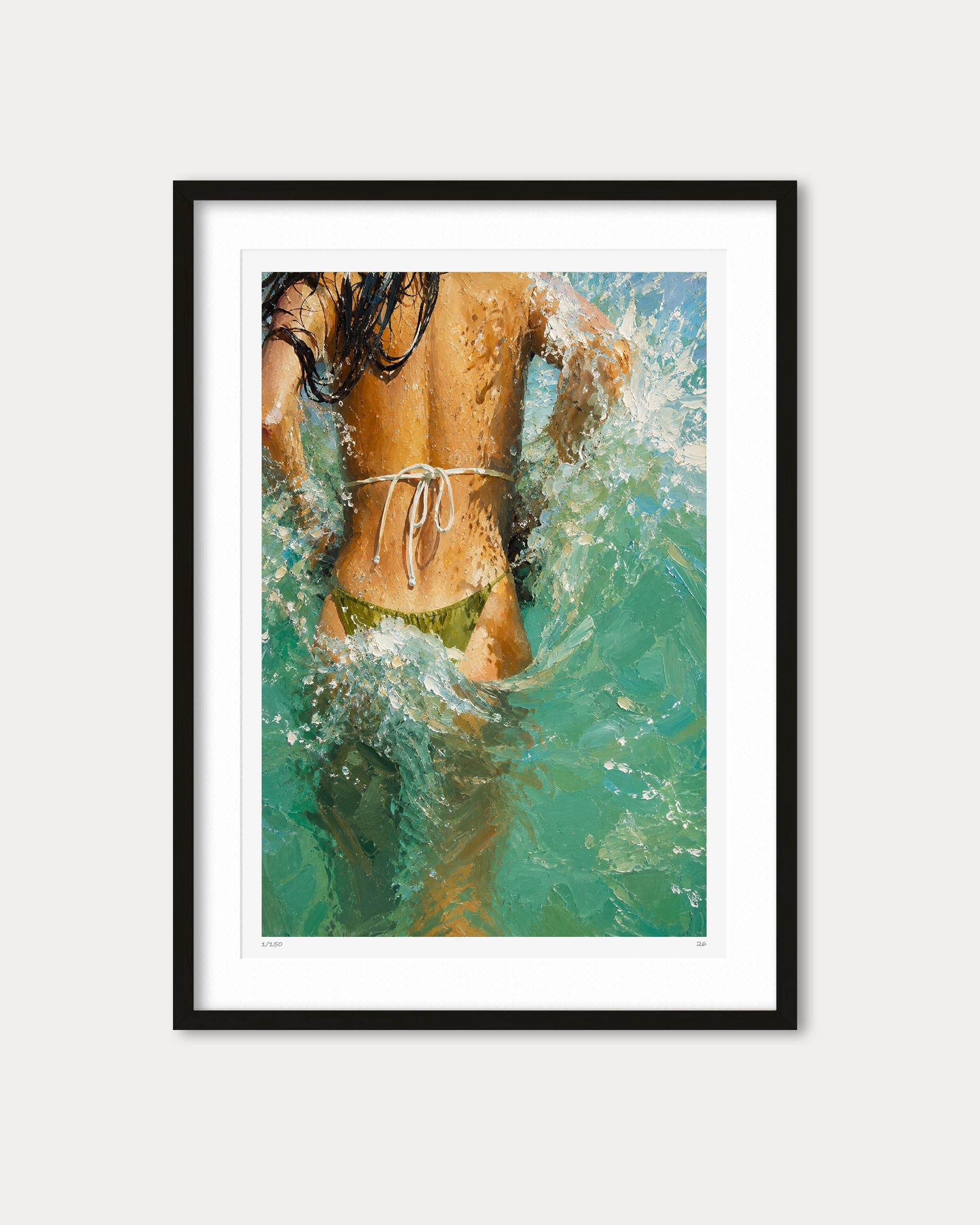Swimming In Teal | Limited Edition Print