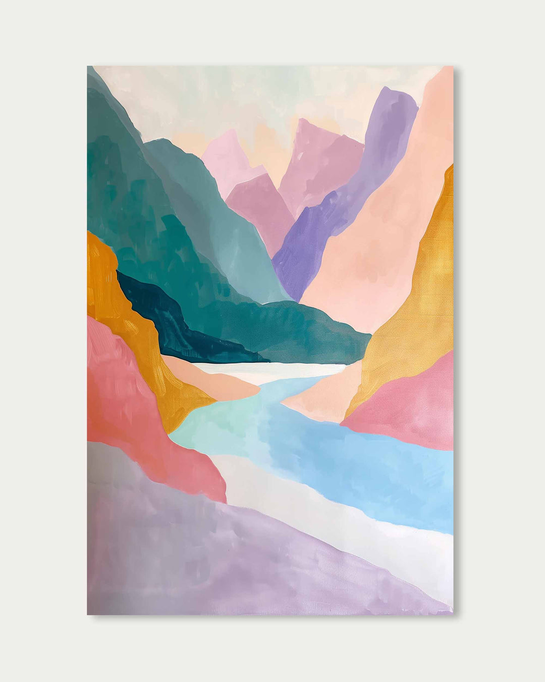 Colourful Valley Wall Art