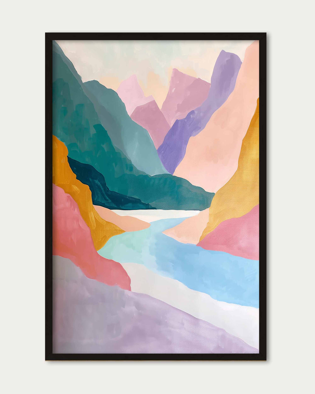 Colourful Valley Wall Art