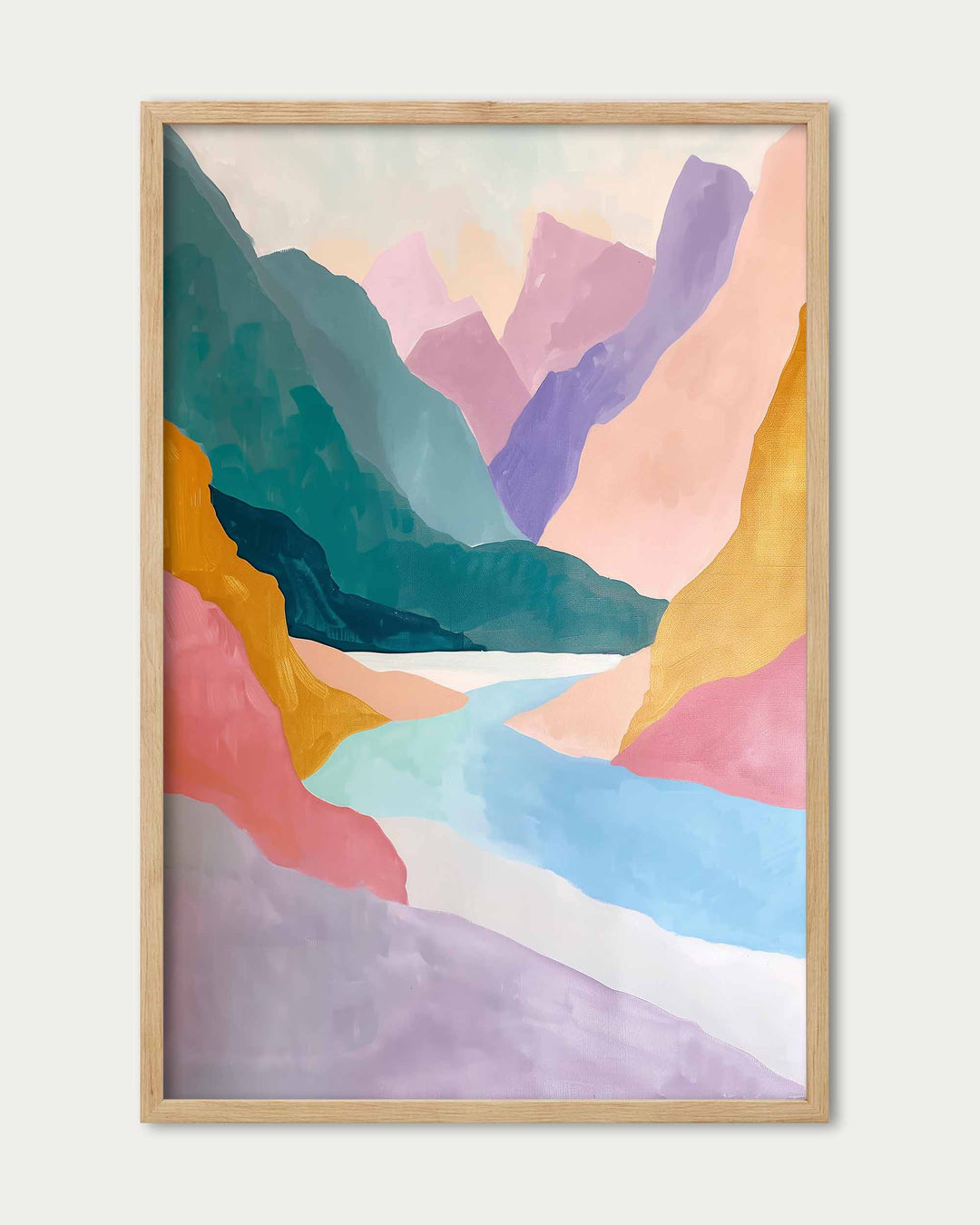 Colourful Valley Wall Art