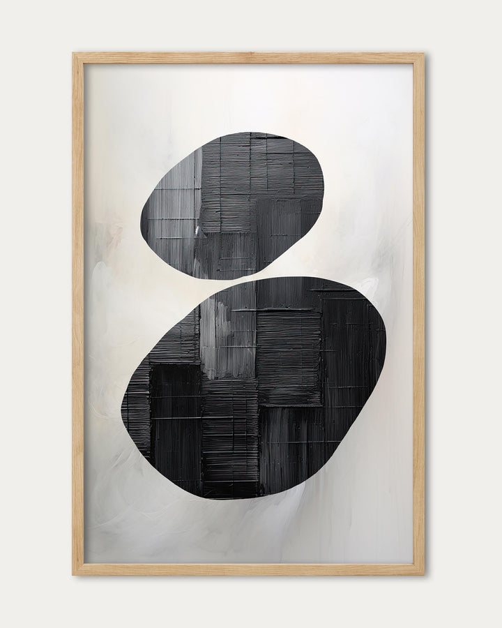 Gliding Through Abstract Art Print