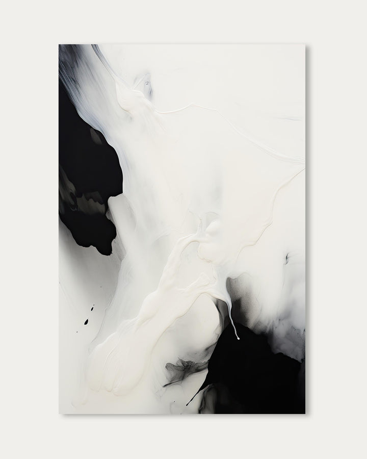 Mono Abstraction Art Print