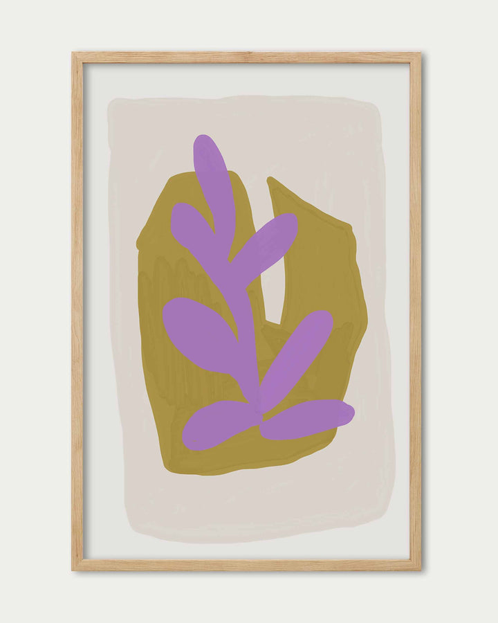 Organic Shapes Wall Art Print