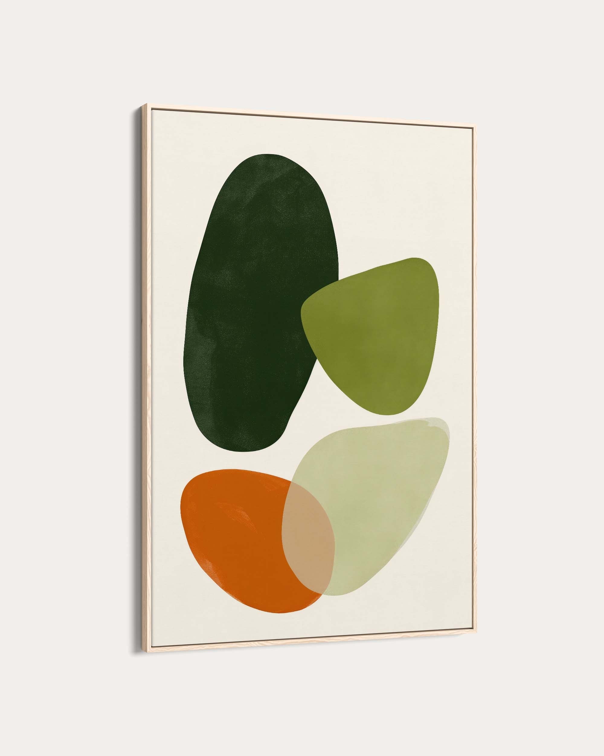 Organic Abstract Motif Wall Art