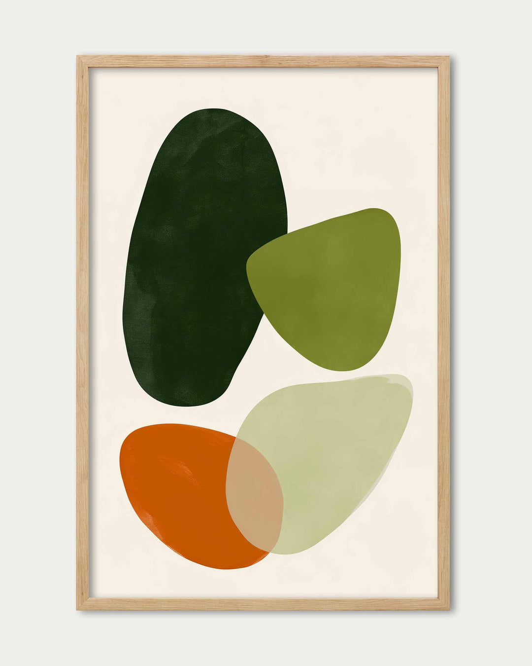 Organic Abstract Motif Wall Art