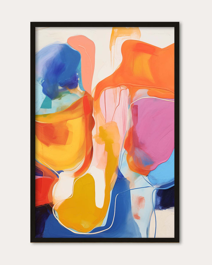 Abstract Valley Art Print