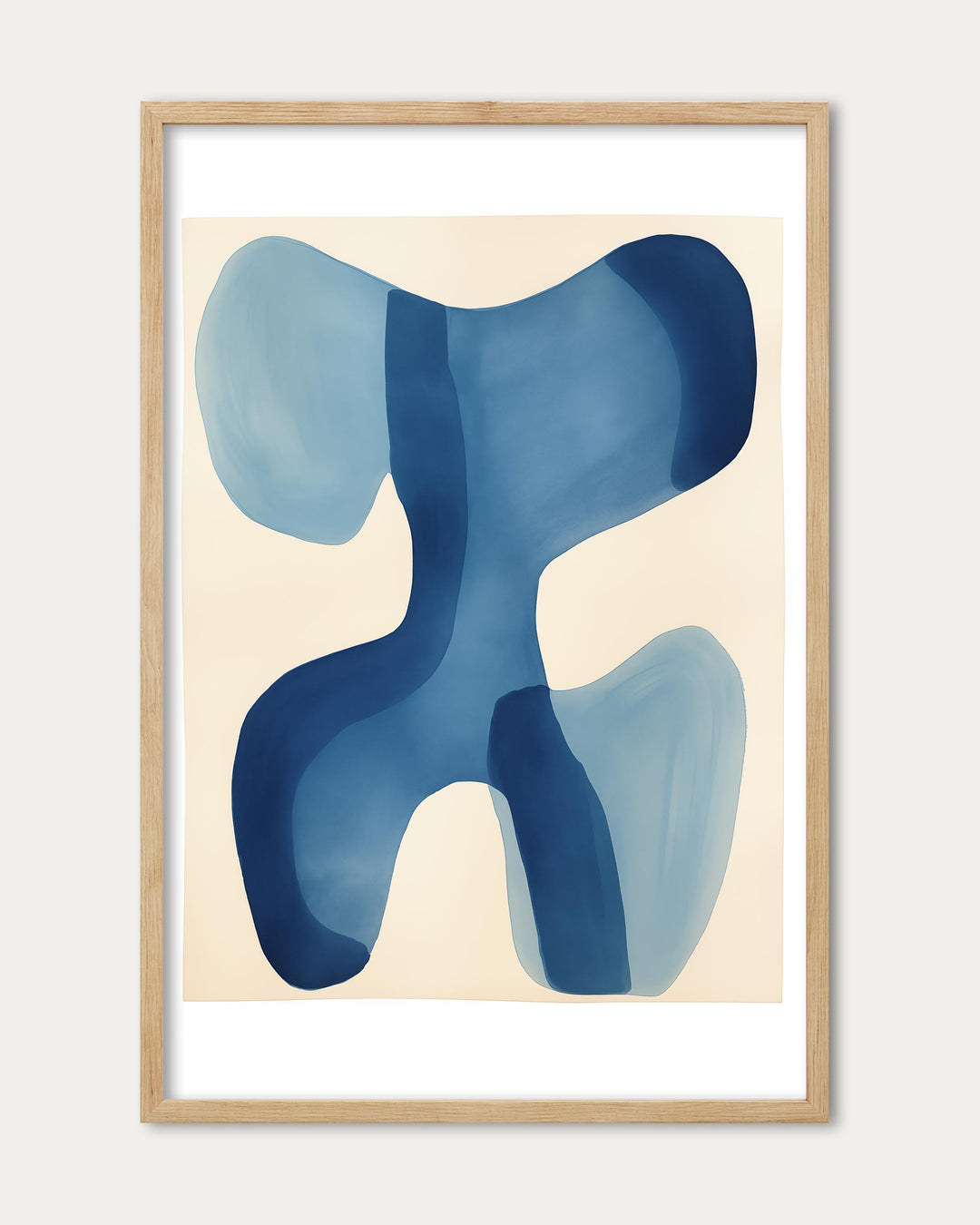 Organic Blue III Art Print