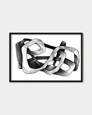 Tangled Abstract Art Print