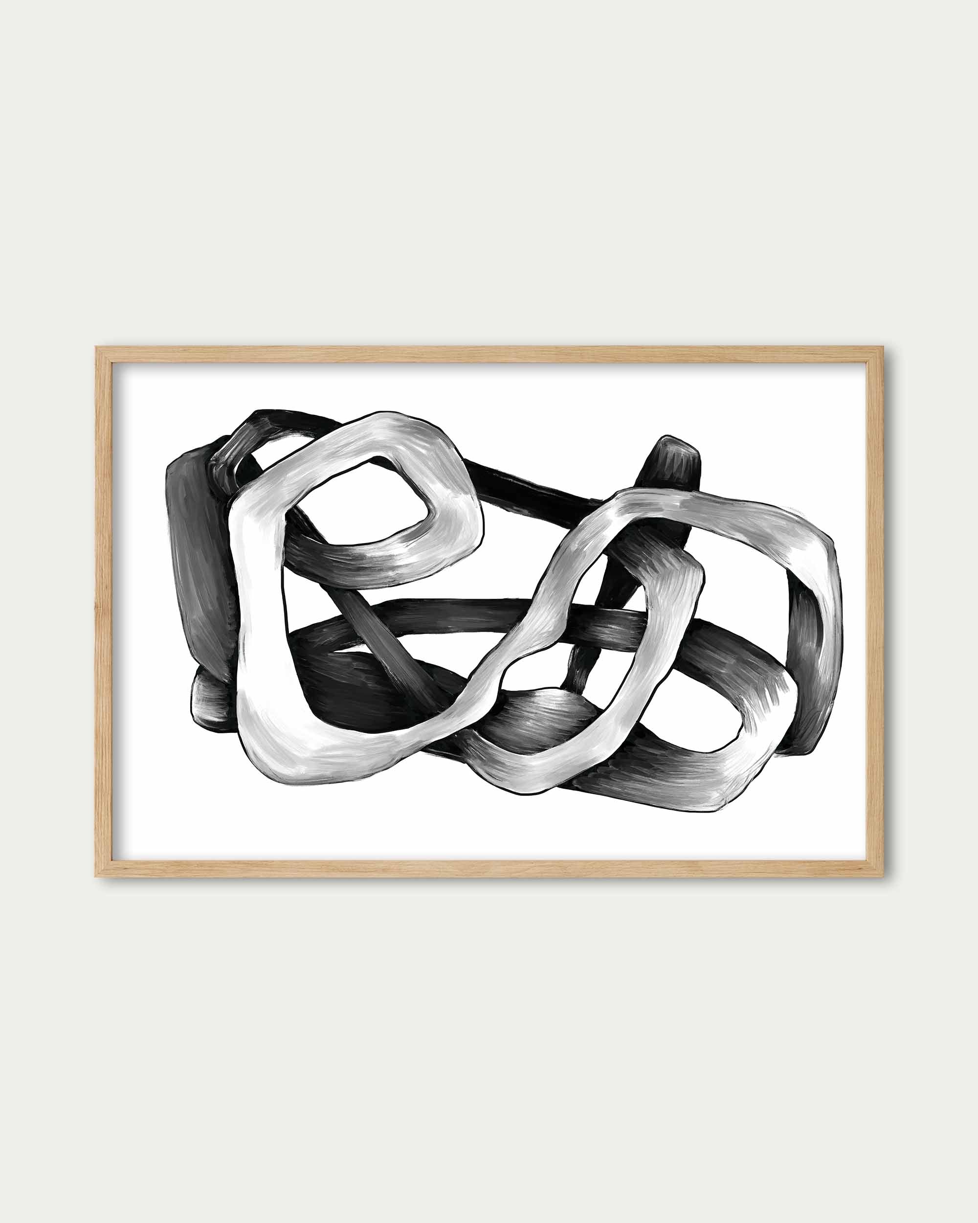 Tangled Abstract Art Print