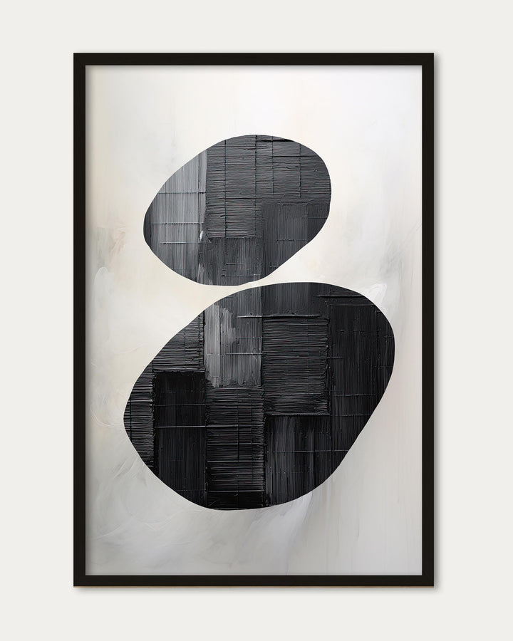 Gliding Through Abstract Art Print