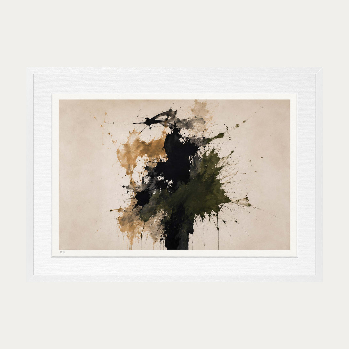 Abstraction 45 | Limited Edition Print — White Frame