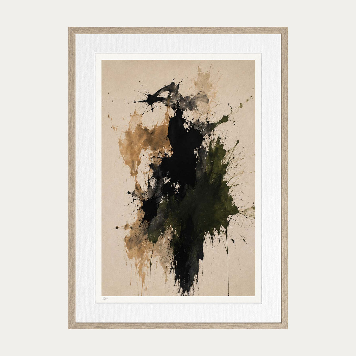 Abstraction 49 | Limited Edition Print — Oak Frame