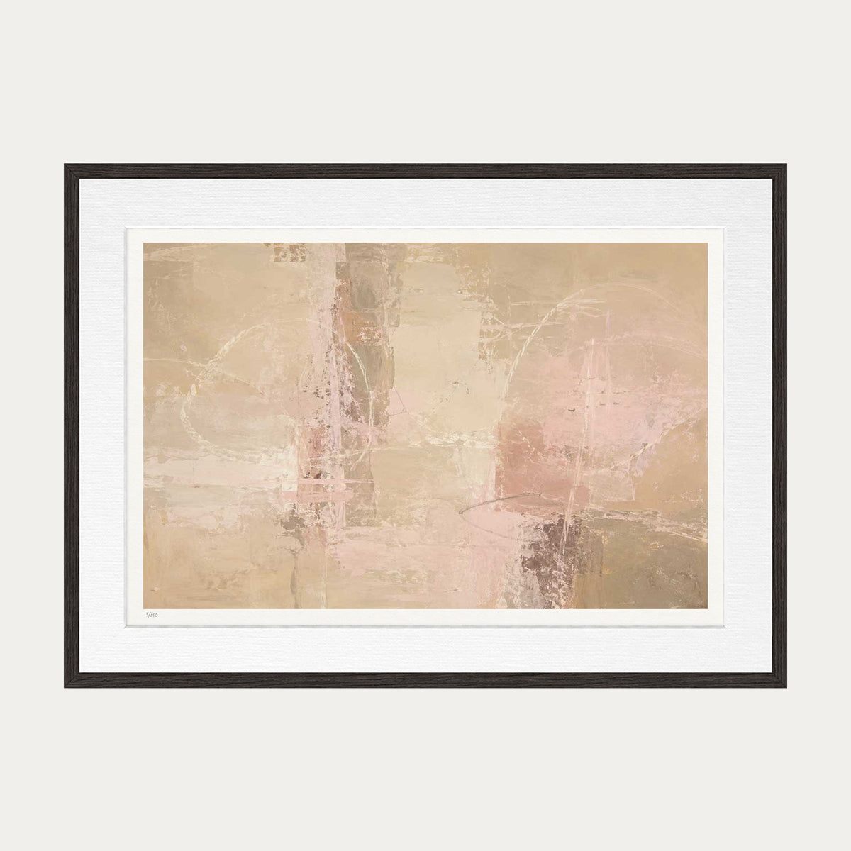 Against The Wall | Limited Edition Print — Brown Frame
