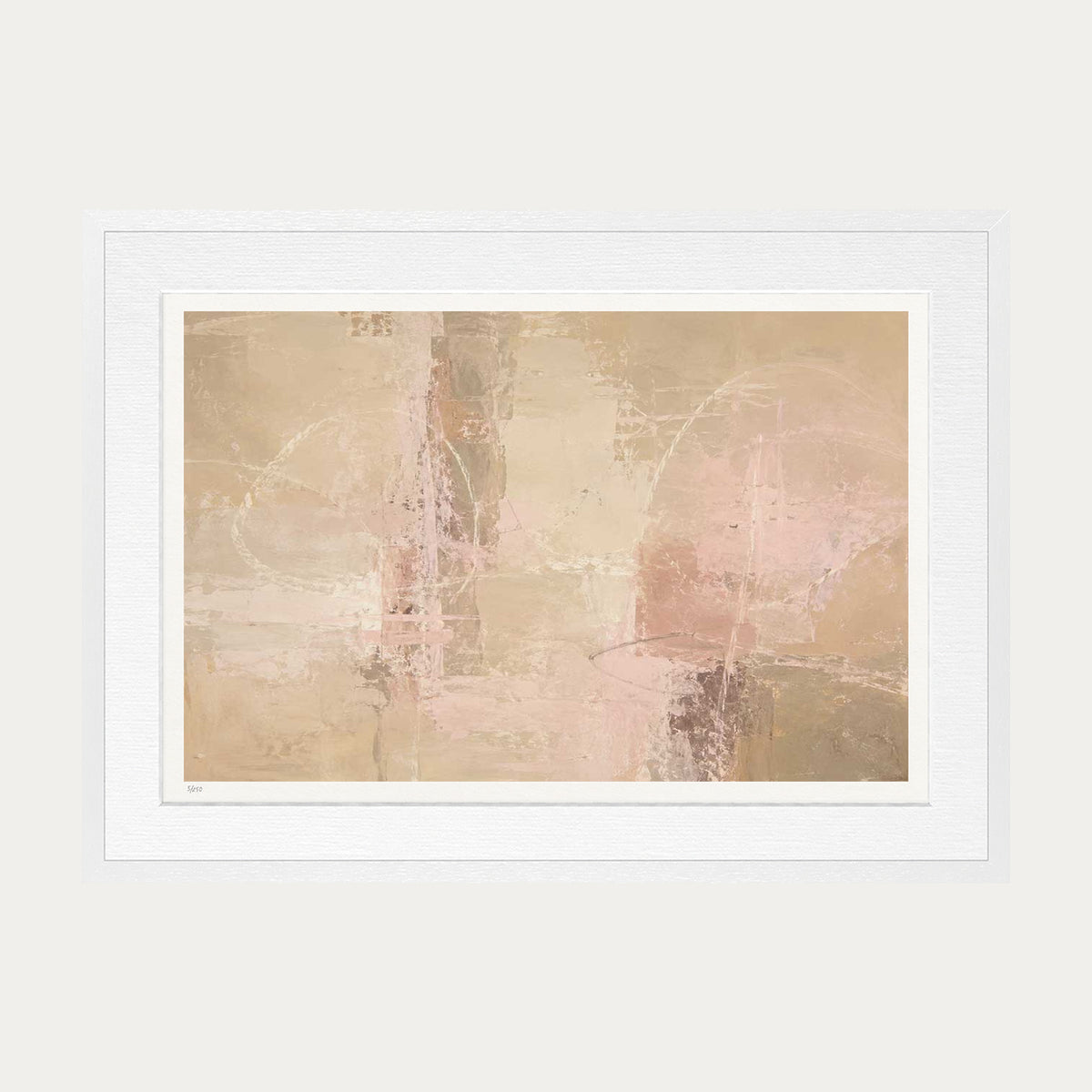 Against The Wall | Limited Edition Print — White Frame