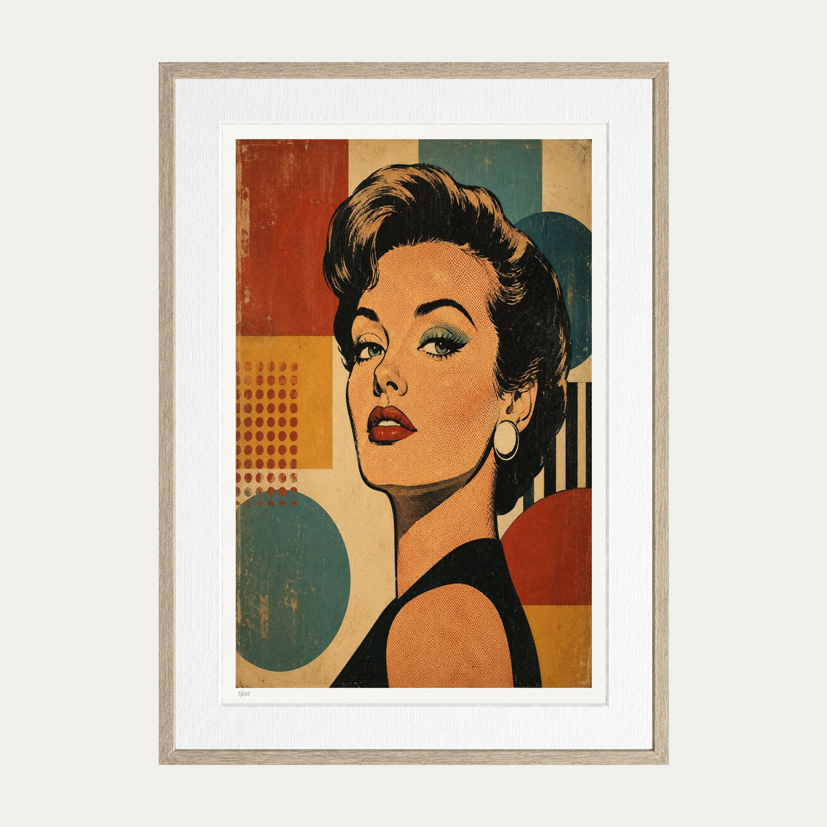Are You Talking To Me | Limited Edition Print — Oak Frame