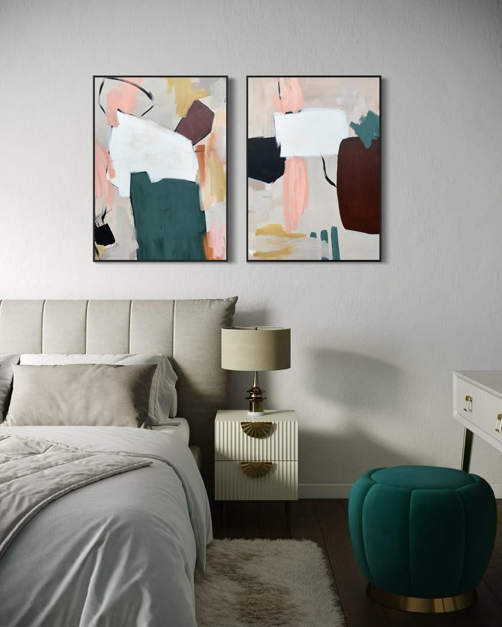 Abstract Art Inspiration Canvas Set Of 2