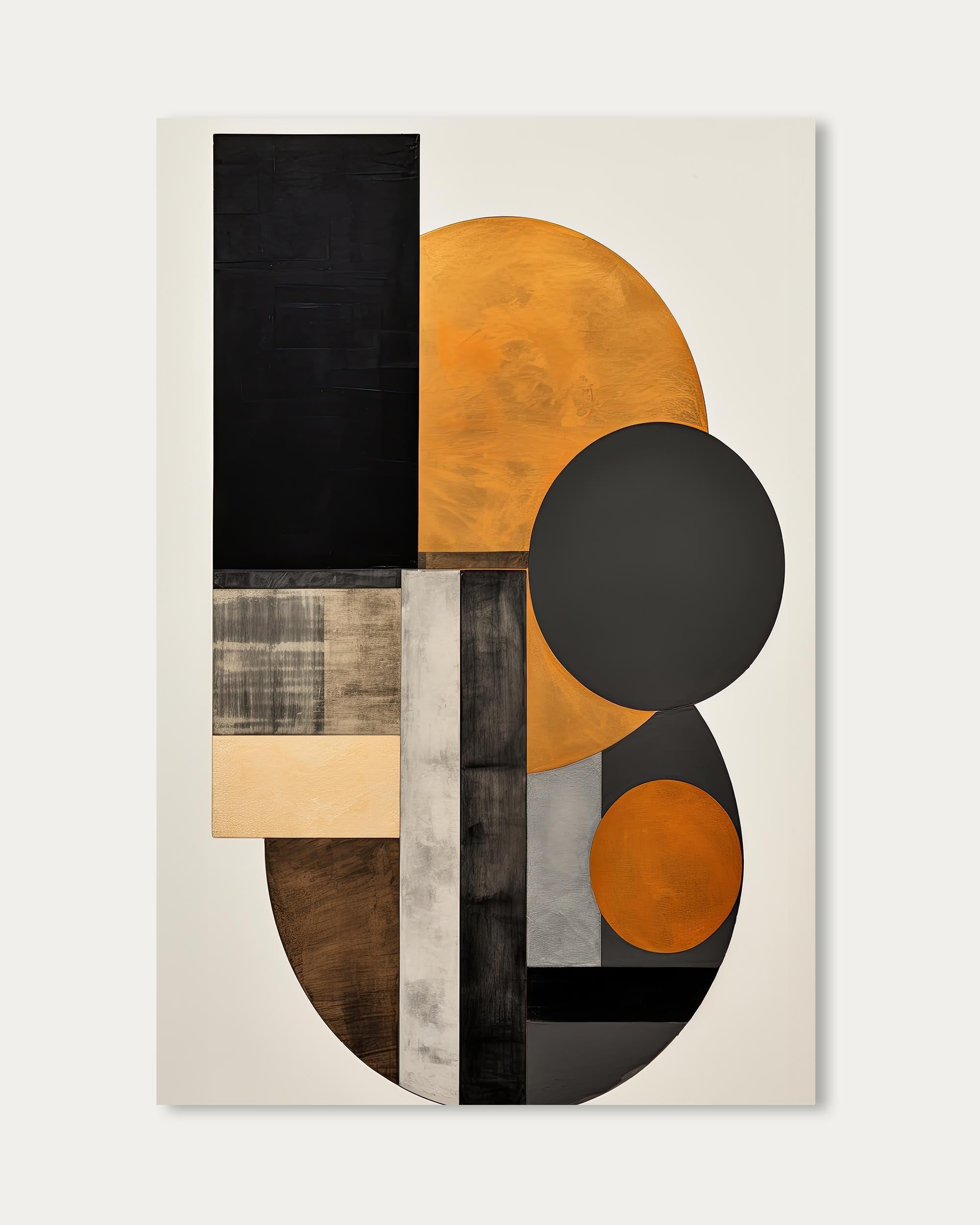 Retro Geometries III Art Print