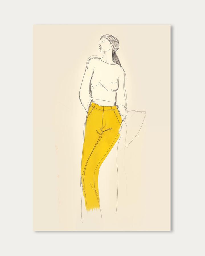 Sketch Study Art Print