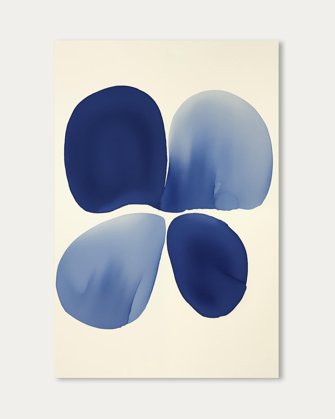 Organic Blue Art Print