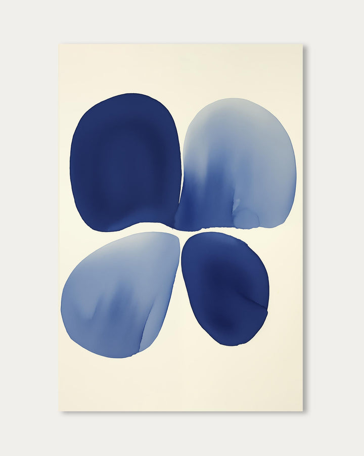 Organic Blue Art Print