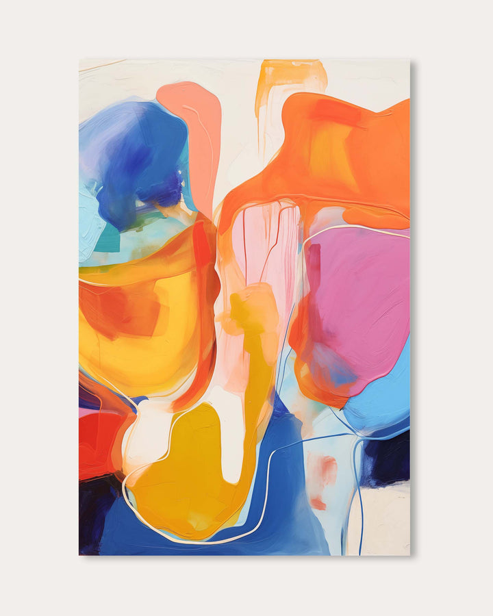 Abstract Valley Art Print