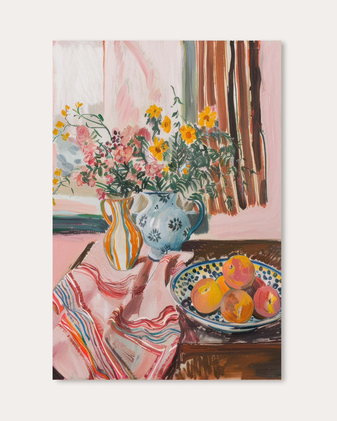 Les Fleurs Art Print