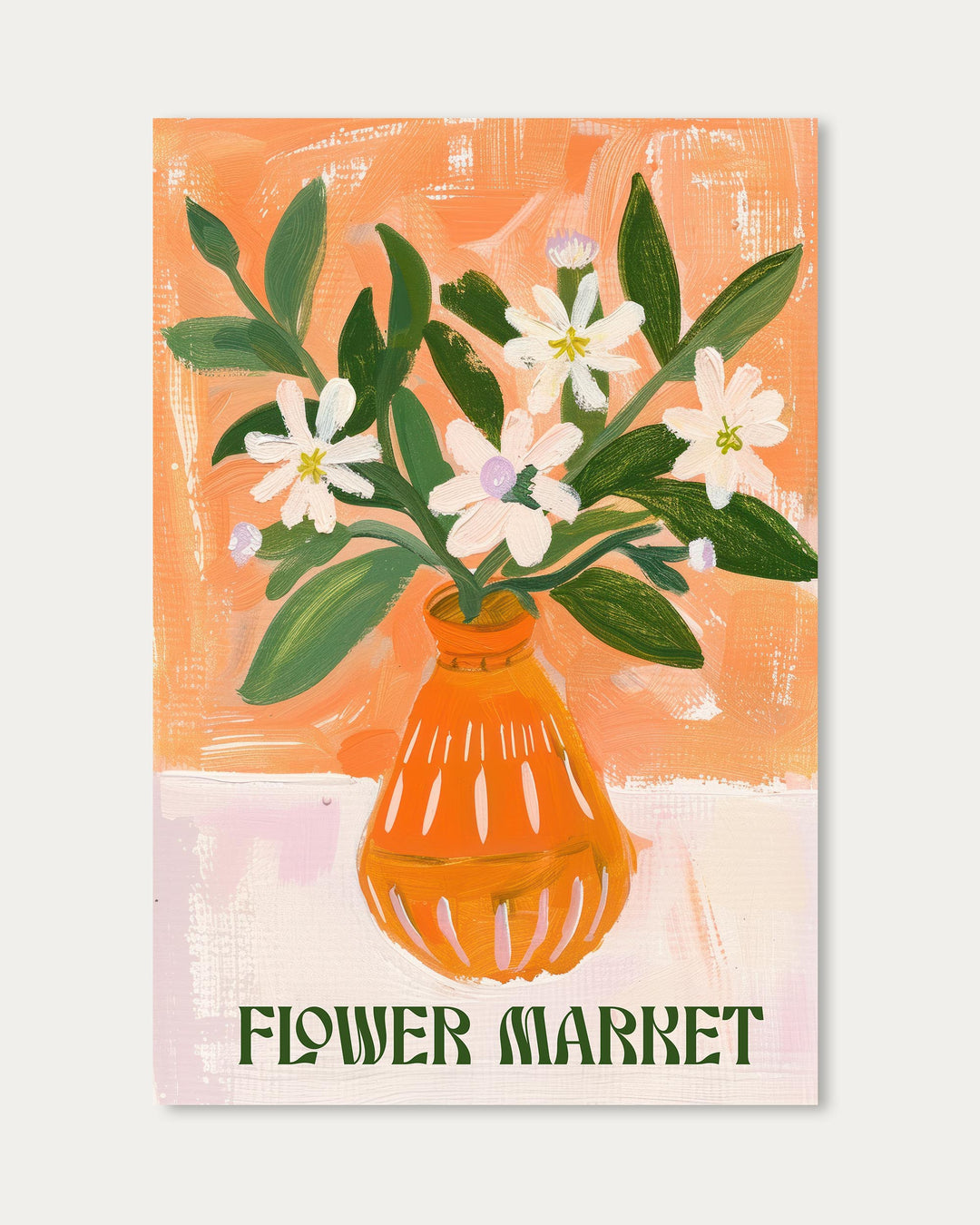 Flower Market Art Print