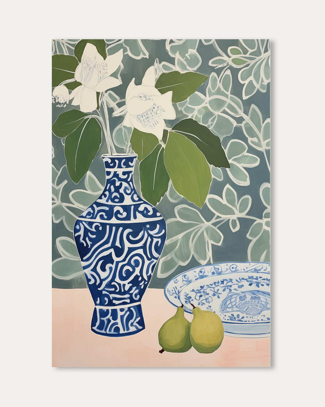 Flower Vase III Art Print