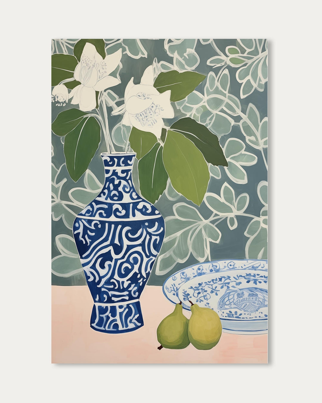 Flower Vase III Art Print