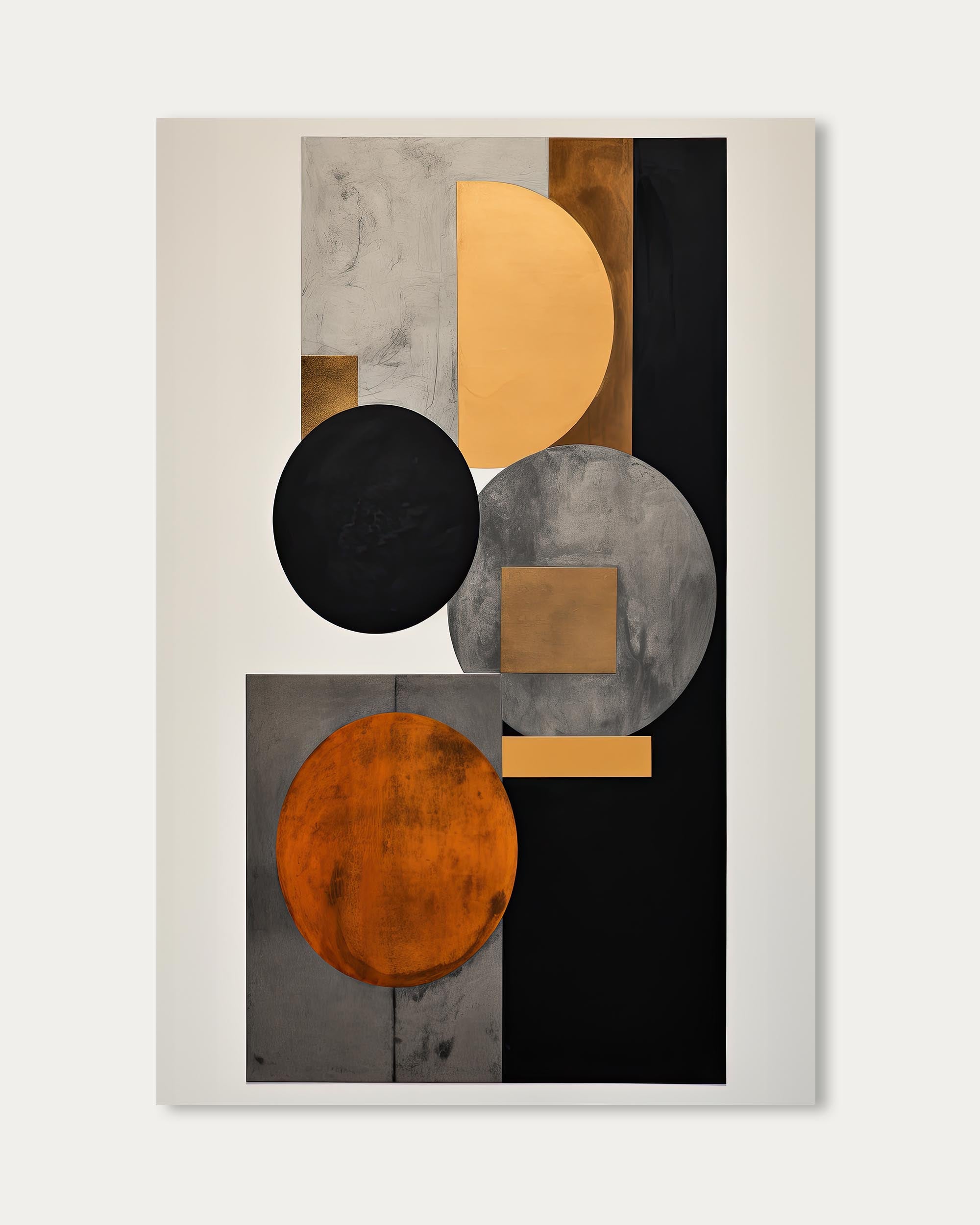 Retro Geometries II Art Print