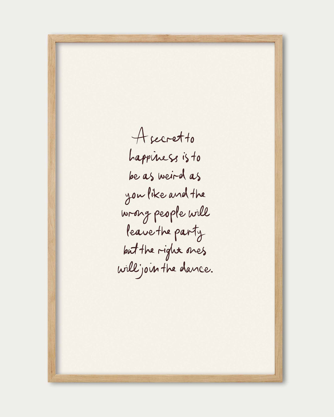 A Secret Poem Wall Art