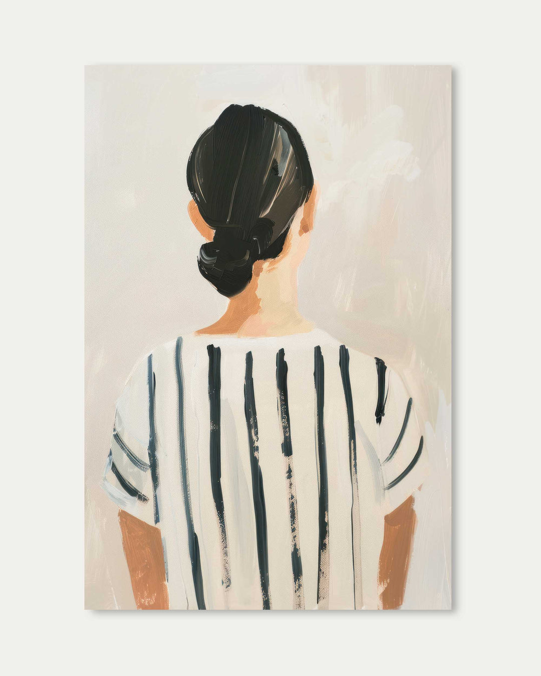 Holding Back Art Print