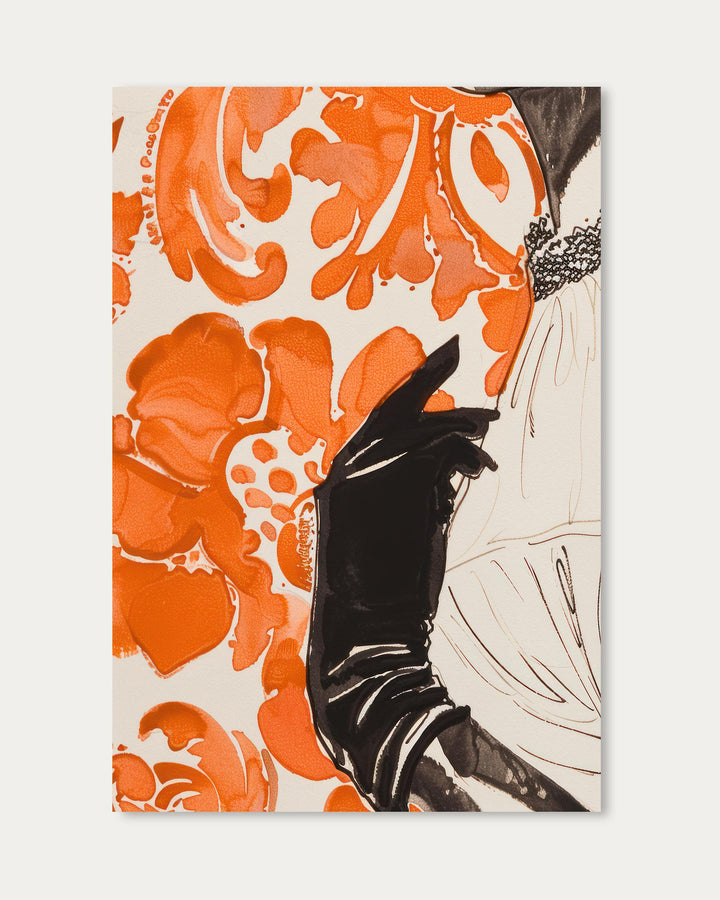 Black Glove Art Print