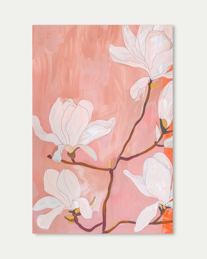 Japandi Flowers Wall Art