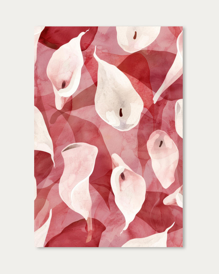Lily Red Art Print