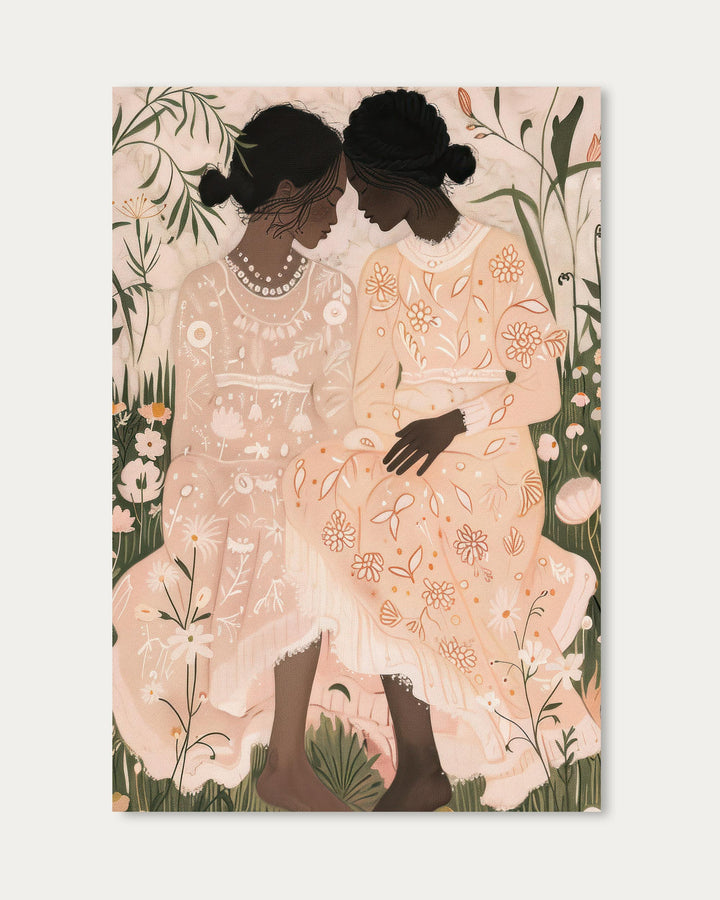 Floral Dress Art Print